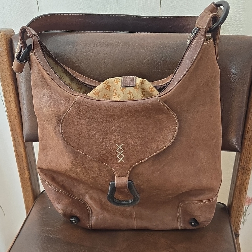 Brown Leather Shoulder Bag